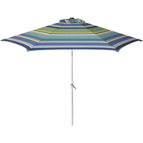 Mainstays 9' Round Umbrella, Citrus Turquoise