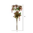 thumbnail image 3 of Vickerman FR191503 38 in. Red Berry Flower Spray, 3 of 3