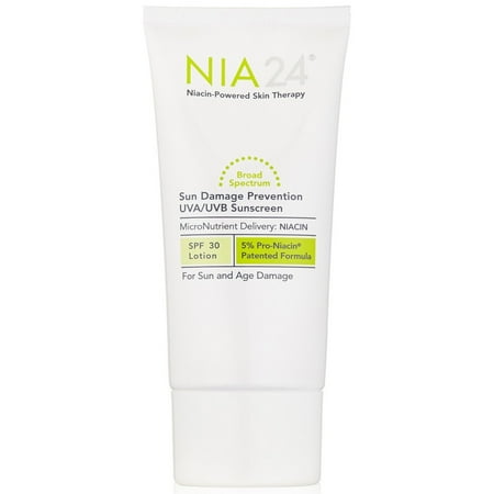 Nia 24 Sun Damage Prevention Broad Spectrum Sunscreen SPF 30, 2.5 fl. oz. Nia 24 Sun Damage Prevention Broad Spectrum Sunscreen SPF 30, 2.5 fl. oz.