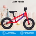 thumbnail image 4 of Balance Bike Lightweight Toddler Bike for 2, 3, 4, 5 and 6 Year Old Boys and Girls - No Pedal Bikes for Kids with Adjustable Handlebar and seat - Aluminium, EVA Tires - Training Bike, 4 of 6