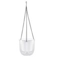 thumbnail image 4 of 4.5inch 1 Pack Self Watering Hanging Planter, Indoor Outdoor Hanging Drainage Holes Planters Flower Pot Basket, Visible Water Level, Plant Hanger Home Garden Decor, 4 of 9