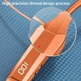 thumbnail image 4 of Nkmbld Portable Bluetooth Headphones Bluetooth 5.4 Neck Mounted Intelligent Digital Display with Long Battery Life Stereo Surround Sound Wireless Earphones, Orange, 4 of 8