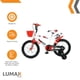 thumbnail image 2 of Bicicleta Urbana Lumax Infantil Rodada 20 Canasto Rojo, 2 of 4