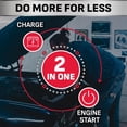 thumbnail image 5 of Electric Wheeled Manual 10A Car Battery Charger and 250A Engine Starter, 50A Boost, 12V Sport, Auto, and Marine Batteries,2-in-1 Solution, 5 of 7