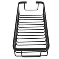thumbnail image 5 of Estante de almacenamiento de pared, cesta organizadora de especias de cocina de gran capacidad, de aluminio espacial, a prueba de óxido, para baño, salón de belleza, 5 of 5