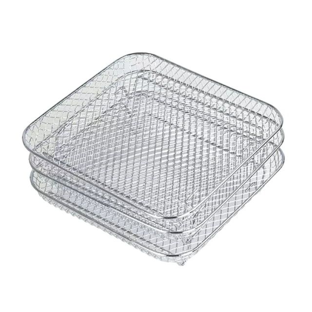 Air Fryer Rack for Foodi 8L Air Fryer, Multi Layer Dehydrator Rack, Stainless Steel Stackable Dehydrator Rack, Air Fryer Accessories