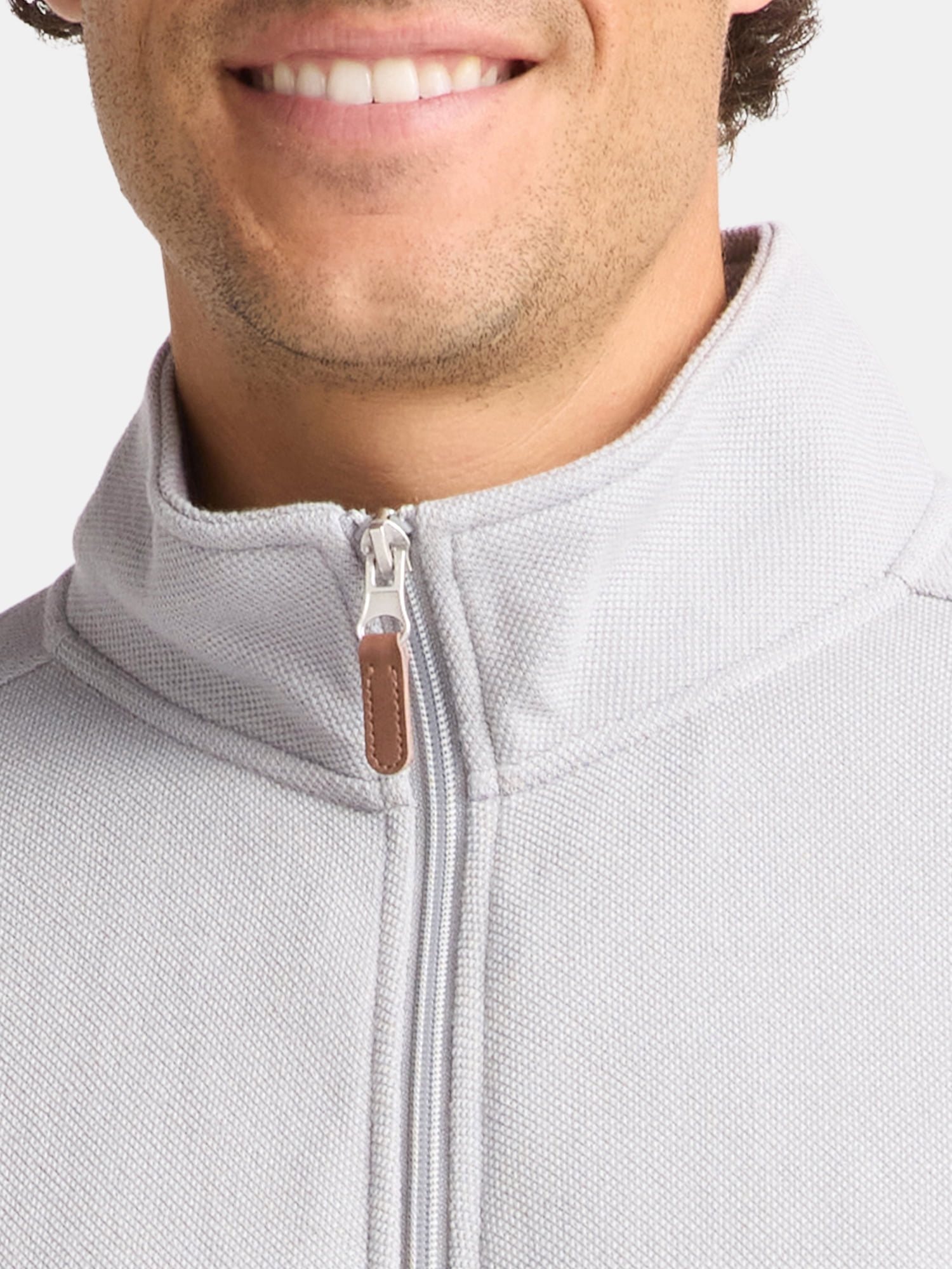 George Men's and Big Men's Full Zip Knit Jacket, Size XS-3XL