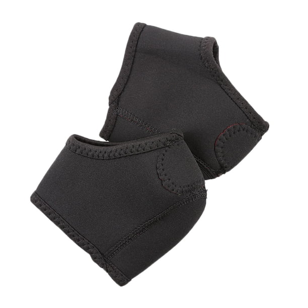 2 almohadillas de neopreno para tobillo, útiles soportes para el talón y fundas protectoras para el talón.