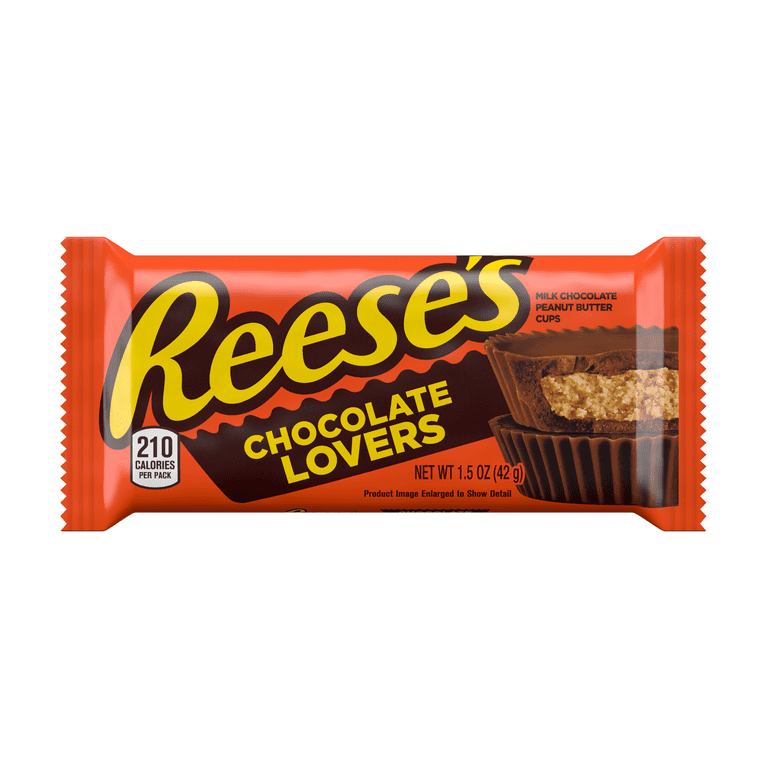 Reese's, Chocolate Lovers Standard Candy Bar Box, 1.5 Oz, 24