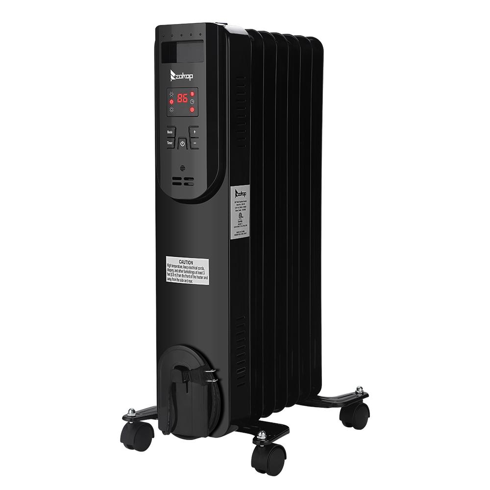 SalonMore 1500W Mini Electric Oil Filled Radiator Heater Portable Space