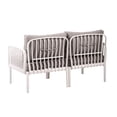 thumbnail image 3 of Outdoor Plastic Furniture with Coffee Table / 5.5" Thick Cushions, Stable Structure for Patio, 3 of 7