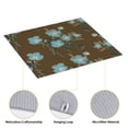 thumbnail image 4 of YFYANG Absorbent Dish Drying Mat for Kitchen, Reusable Brown Vintage Floral Pattern Microfiber Dish Mat, 16 x 18 inch, 4 of 9