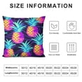 thumbnail image 5 of Nawypu Pineapple Satin Pillowcases Standard Pineapple Chevron Silk Satin Pillowcase for Hair and Skin Pillow Cases Silky Pillow Cover with Envelope Closure, 5 of 5