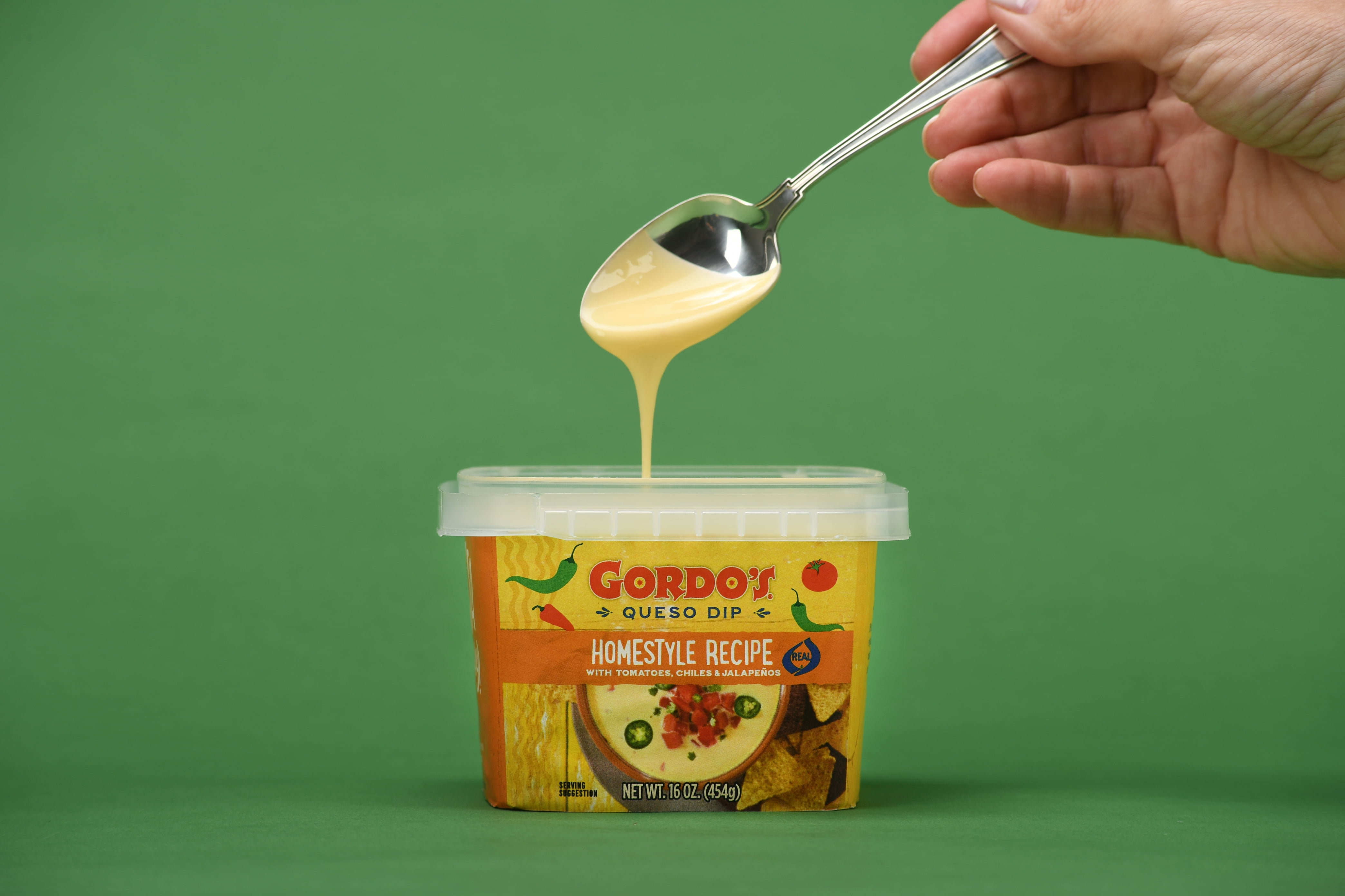 Gordo's Homestyle Queso Cheese Dip, 16 oz, Refrigerated Dip