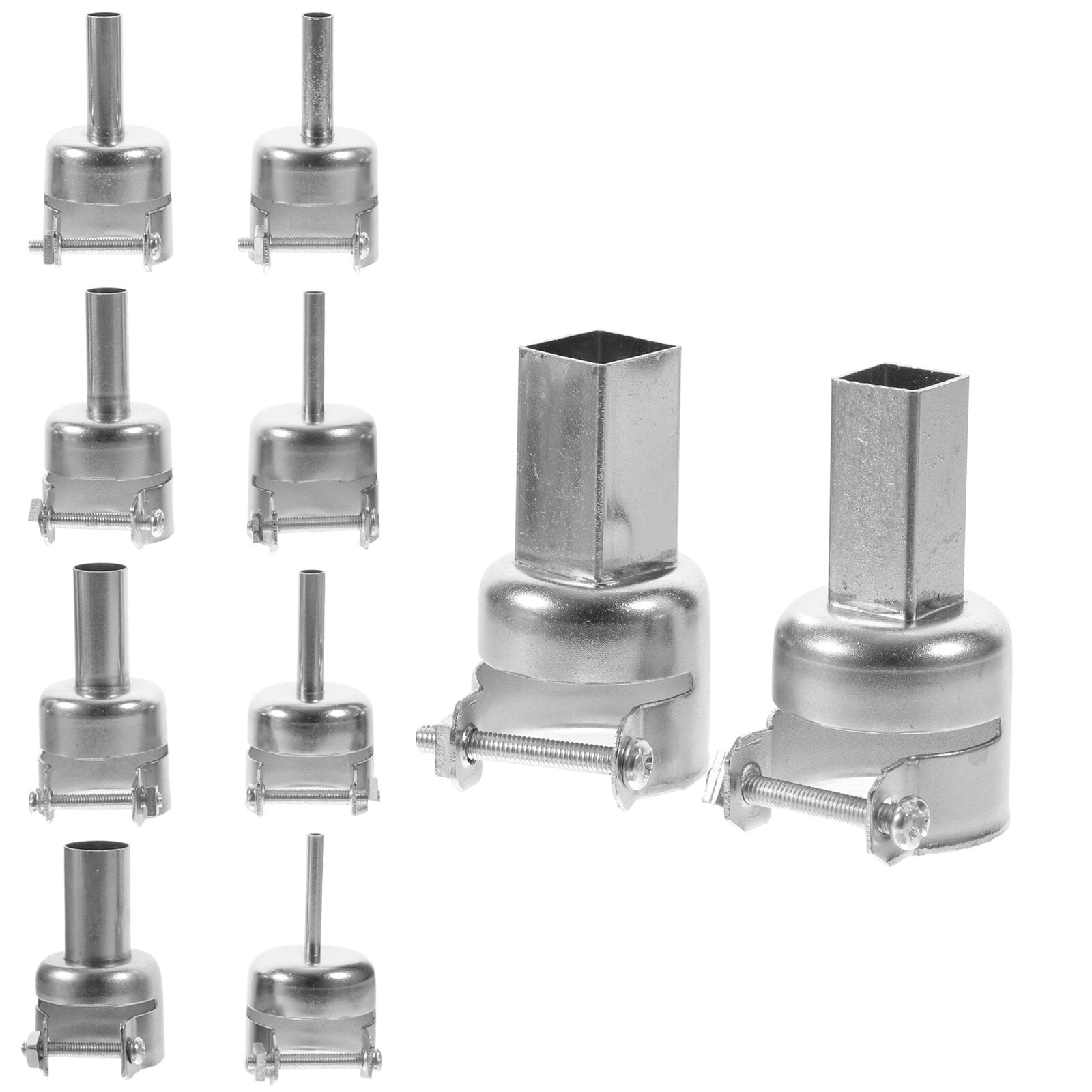 10pcs Hot Air Soldering Tips Soldering Nozzles Attachments Hot Air