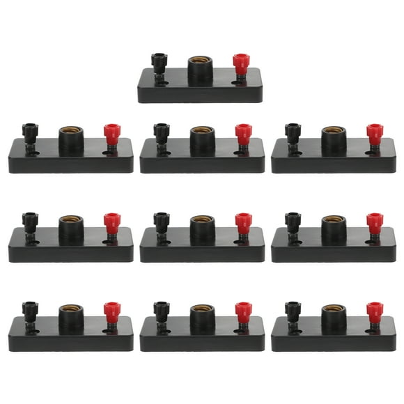 10pcs Physics Screw Lamp Holder Plastic Lamp Base Electricity Teaching Aids