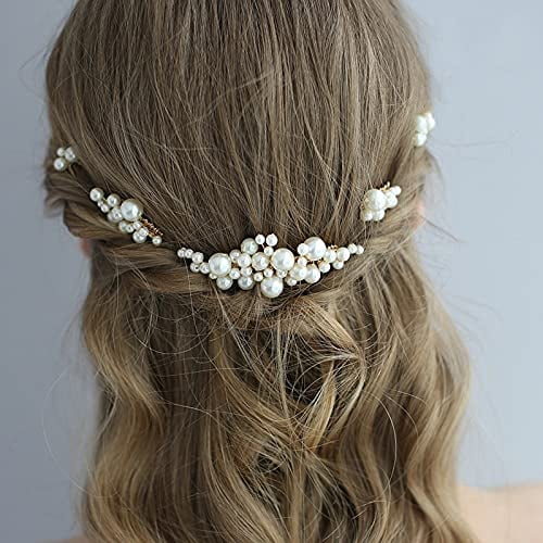 Crystal Wedding Hair Comb Bridal Hair Comb Pearl Wedding Headpiece Sliver Hair Accessories Walmart