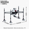 thumbnail image 4 of MOOXI Most Complete Space Wars Droid Spider Bot Sentry Adult Building Block Set MOC Brick Model Kit DIY Diorama Toy For Boy Gift,MOC2021, 4 of 13