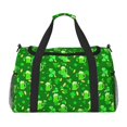thumbnail image 1 of Disketp St Patrick's Day2 Bolsa de Viaje Tipo Duffle, Bolso de Mano para Fin de Semana para Mujer, Bolsa de Gimnasio Ligera para Hombre, Esencial para Viajes, 1 of 7