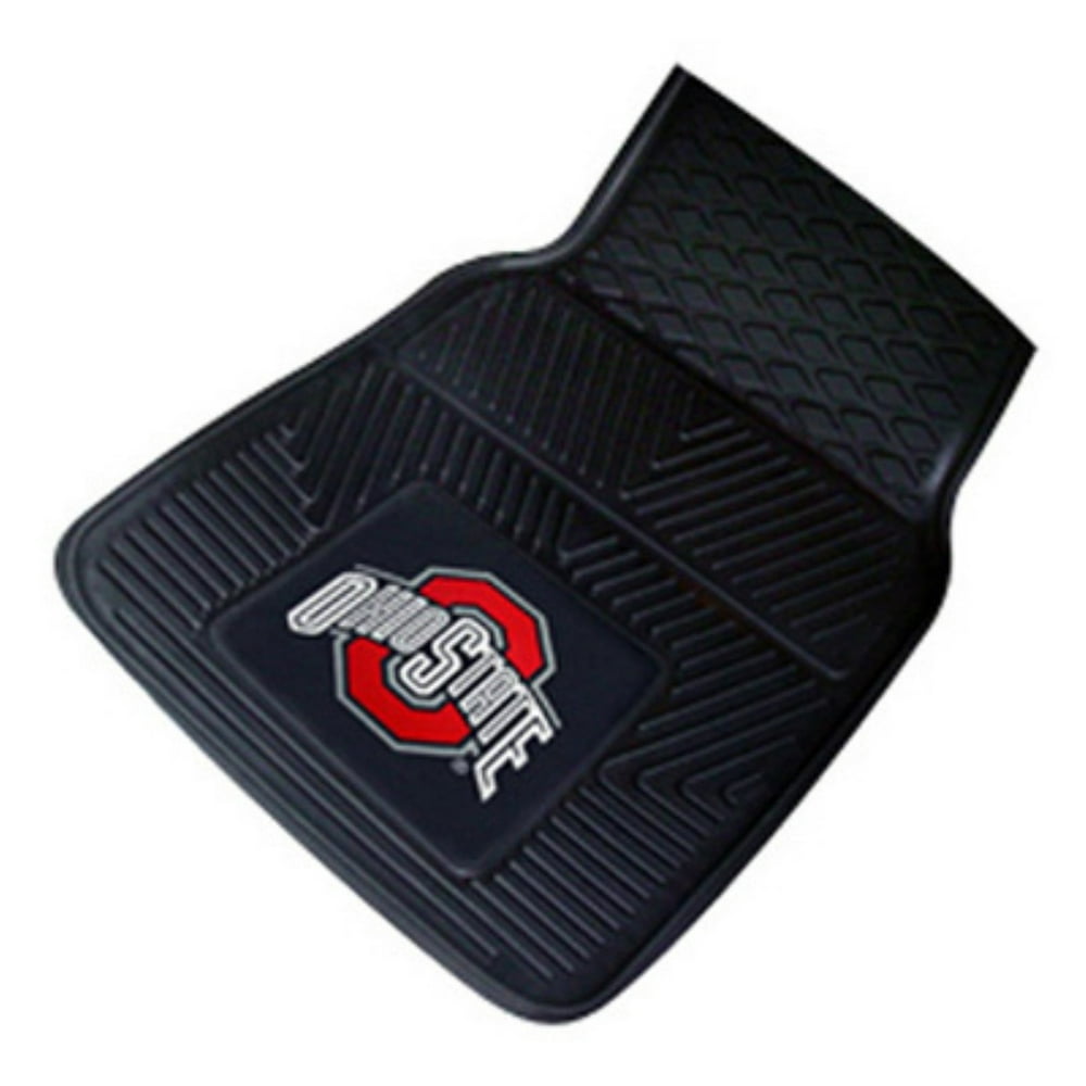 Ohio State 2pc Vinyl Car Mats 17"x27"