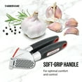thumbnail image 6 of Farberware Soft Grips Stainless Steel Garlic Press with Black Handles, 6 of 12