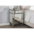 thumbnail image 1 of Baxton Studio RS2403 Claudia Hollywood Régence Glamour Style Miroir Table de Chevet, 1 of 1