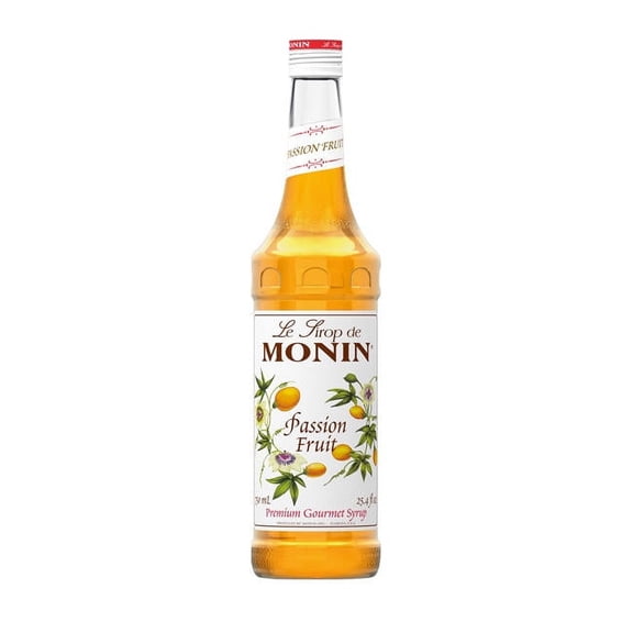 Monin - Passion Fruit Syrup, Sweet Tropical Flavors, Great for Teas, Sodas, & Cocktails, Natural Flavors, No Artificial Sweeteners or Ingredients, Gluten-Free, Vegan, Non-GMO, Clean Label (1 Liter)