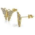 thumbnail image 7 of Cate & Chloe Everlee 18k Yellow Gold Plated Stud Earrings with Pave Swarovski Crystals for Women, 7 of 7