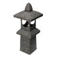 thumbnail image 2 of 34" H Pagoda Fountain Outdoor Water Feature with Warm White LED, 2 of 4