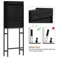 thumbnail image 2 of Mr IRONSTONE Bathroom Organizers Over The Toilet Storage Cabinet Shelves Metal and Wood Restroom Shelf Furniture, 2 of 4