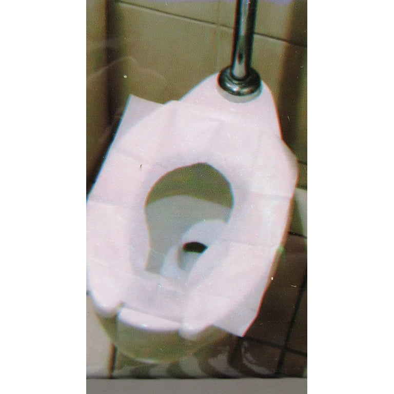 No one knows how to correctly use a toilet seat cover. Allow me to