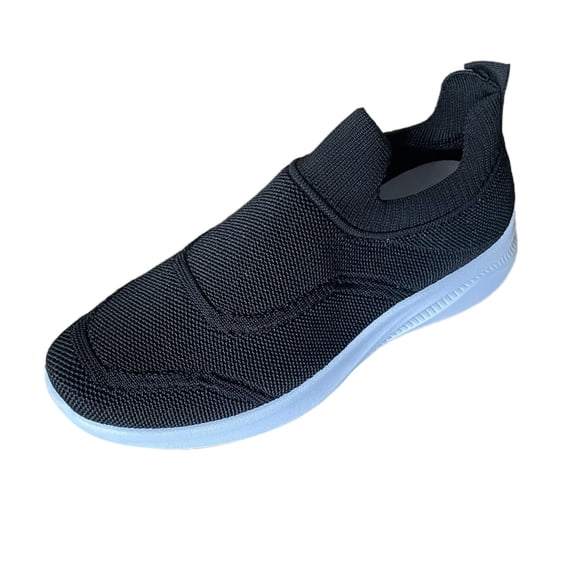 NOKIO Womens Tennis Shoes S𝗅ip On Laceless Trainers Shoes Non S𝗅ip Running Sneakers Gym Workout Comfortable Wide Width Sport Shoes Athlet𝗂c Bowling Shoes Fashion Lightweight Walking Shoes