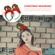 thumbnail image 5 of 2 diademas navideñas con plumas para el pelo, decoración para fiestas infantiles., 5 of 7