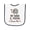 White and Navy, variant on Inktastic Nana and Poppa Love Me Grandchild Elephant Baby Terry Cloth Bib