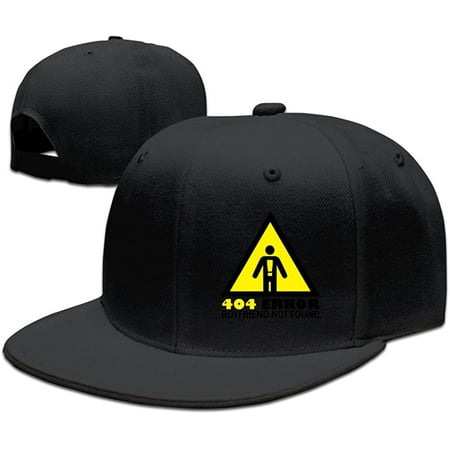 

Men s 404 Error Boyfriend Not Found Flat Brim Adjustable Snapback Hip Hop Cap Ash