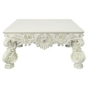 ACME Adara Square Coffee Table in Antique White