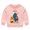 Pink, variant on Toddler Girls Casual Tops Crew Neck T Shirts Cute Long Sleeve Pullover Top for Kids with Santa Print Tops Tees Size 100 ,Blue