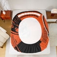 thumbnail image 5 of jejeloiu Football Game Queen Sheet Sets,Kids Ball Games Bed Set For Rugby Lover 4-Piece, 5 of 7