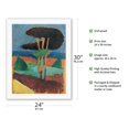 thumbnail image 2 of Pines - Vintage Abstract Art by Alexej von Jawlensky c.1911 - Fine Art Rolled Canvas Print (Unframed) 20in x 26in, 2 of 4