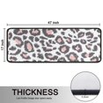 thumbnail image 5 of Kitchen Rugs Sets Of 2,White and Pink Of Leopard Print Anti Fatigue Kitchen Mat Rugs Non Slip Washable,Decorative Kitchen Floor Mats for Kitchen,Sink,Laundry,17"x47"+17"x47", 5 of 5
