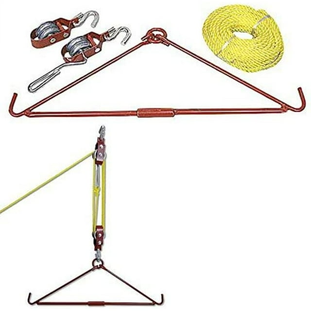 Codllyne Pulley Rope Game Gutting Gambrel Hoist System Hog Hanger Elk