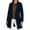 *Navy, variant on ClodeEU Women's Wool Blend Coat,Notched Collar Double Breasted Mide Long Trench Coat Outwear Green,Womens Plus M