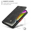 thumbnail image 4 of CASE ME For iPhone 14 Pro Max 14 13 12 11 Pro Max/SE 2022/SE 2020/ 7 8/Xs Max/XR/X/Xs Case Flip Leather Wallet Shockproof Phone Cover, 4 of 22