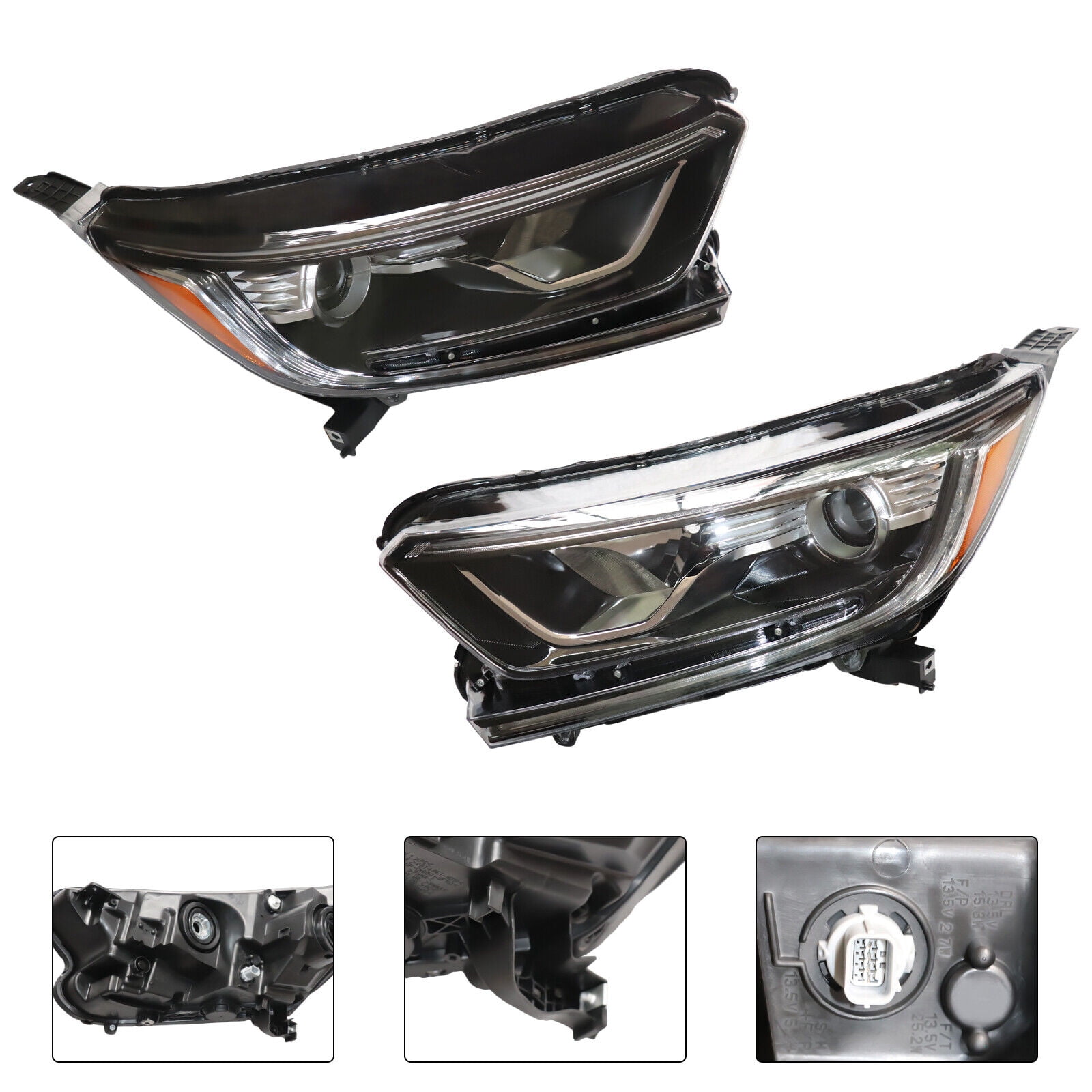 Headlights Left+Right Side Headlamps For Honda CRV CRV 20172021 LH+RH