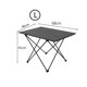 thumbnail image 4 of Mesa de camping plegable Mesa de camping universal de aleación de aluminio para barbacoa Picnic Likrtyny Para estrenar, 4 of 9