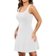 thumbnail image 2 of TaTaai Women's Workout Dress Sleeveless Sports Dress A-Line Built-In Shorts with Pockets Quick Dry Stretchy Polyester Casual Wear Gift, 2 of 7