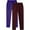 Purple4, variant on George 2 Pack Men's Tech Fleece Ultra-Soft Warm Jogger Athletic Sweatpants with Pockets (Available in Big & Tall）