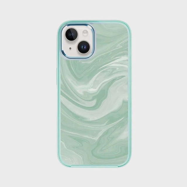 Caseco Étui iPhone 15 avec MagSafe - Tourbillon Vert
