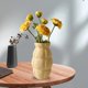 thumbnail image 5 of Jarrón de cerámica, maceta, contenedor de flores, escultura, jarrón decorativo para comedor Amarillo, 5 of 9