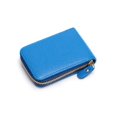 thumbnail image 2 of LAVA Women Men Wallet Credit Card Holder Leather RFID Blocking Zipper Purse Thin Blue, 2 of 8